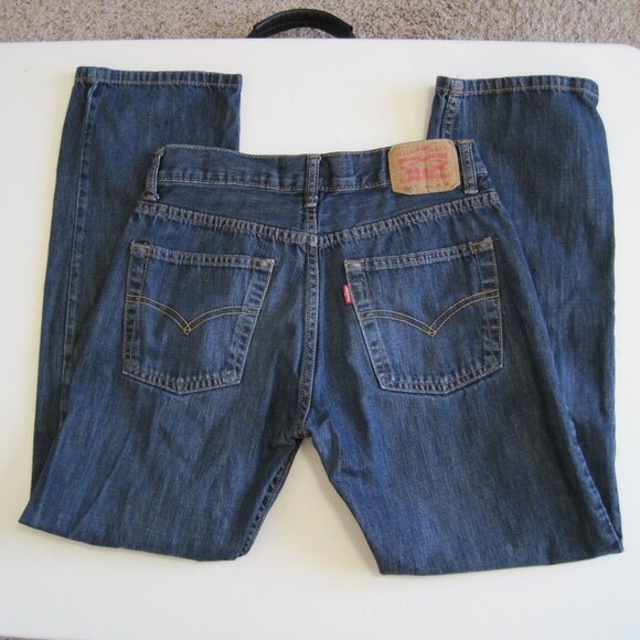 Levi 514 Straight jeans sz 16  reg boys 28x28 - Picture 1 of 8
